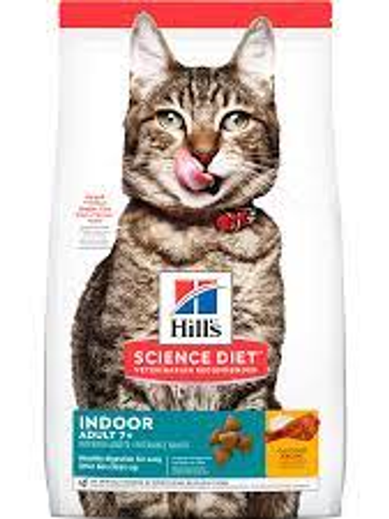 Hill Gato Science Diet Indoor +7 adulto 1