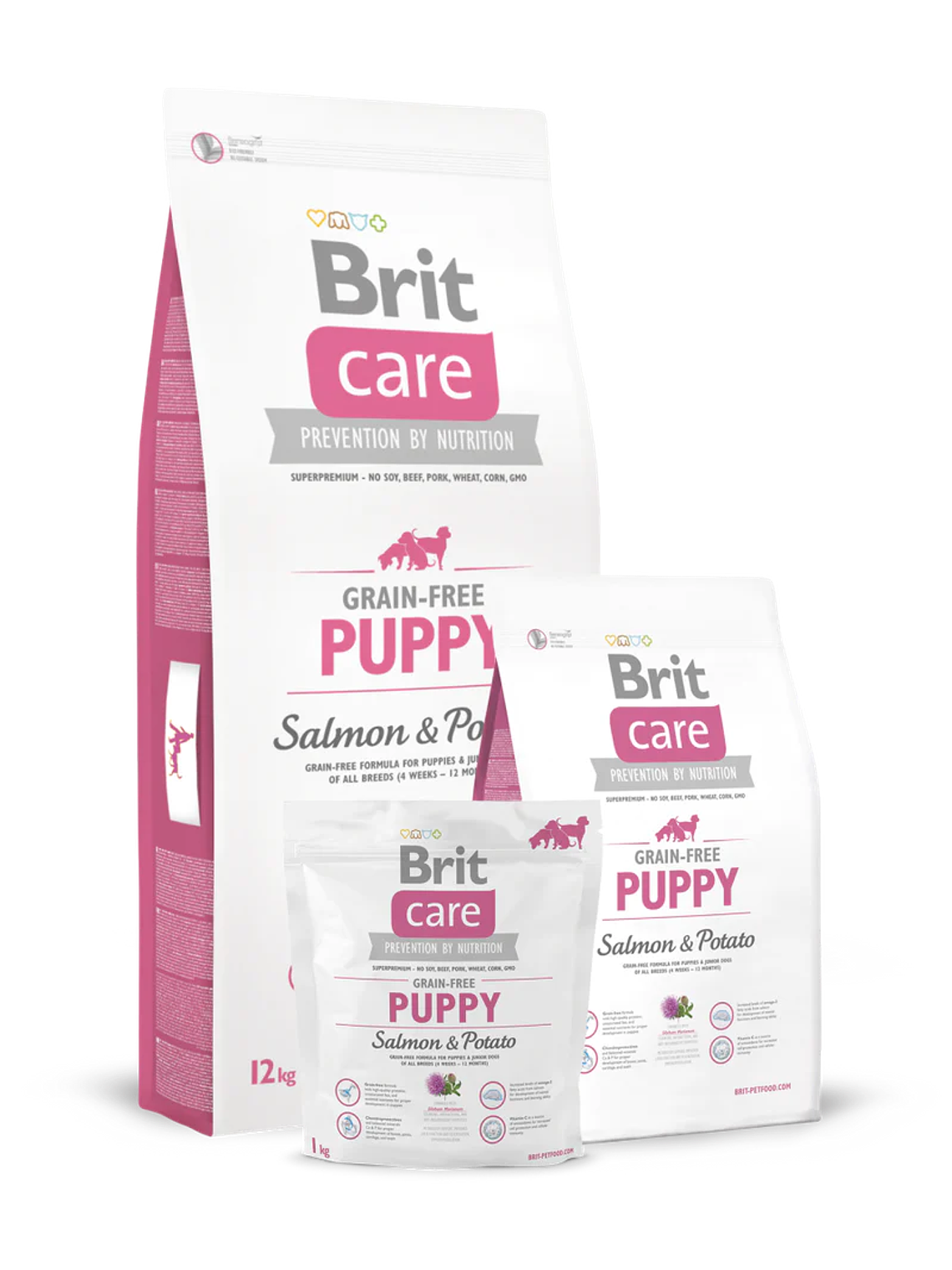 Brit care Puppy Salmon Popato Grain Free 1