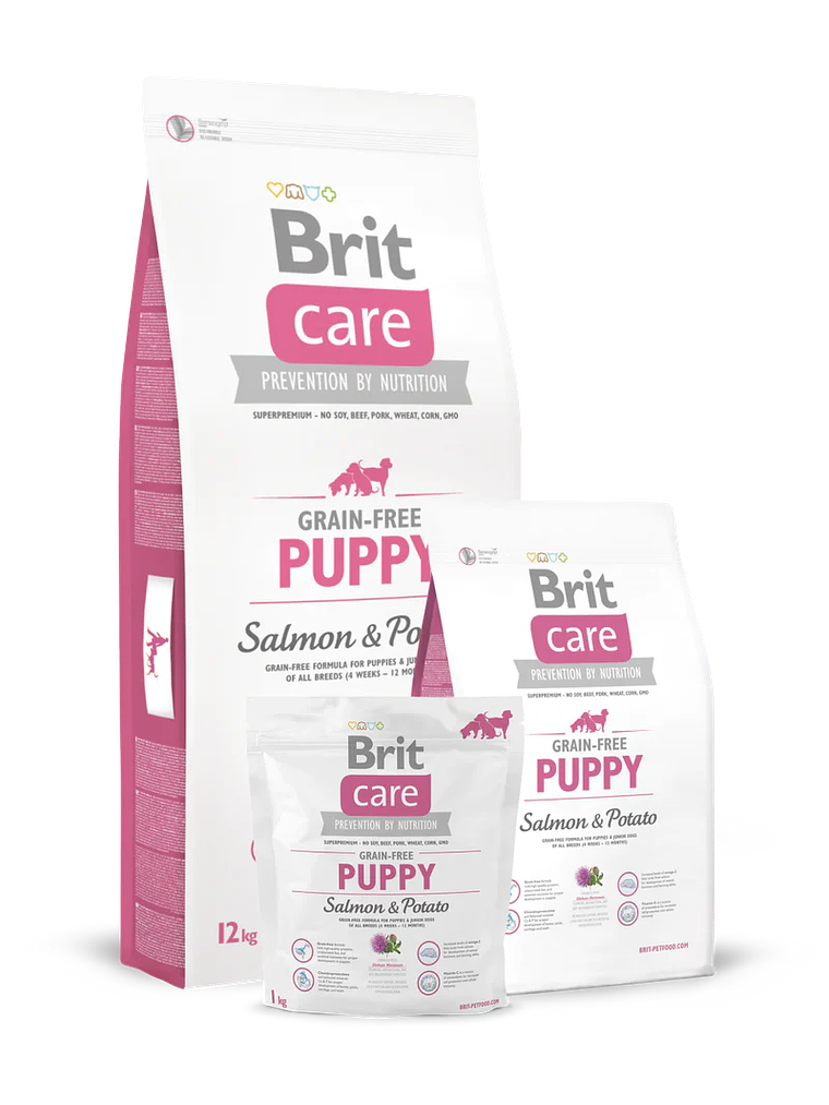 Brit care Puppy Salmon Popato Grain Free 1