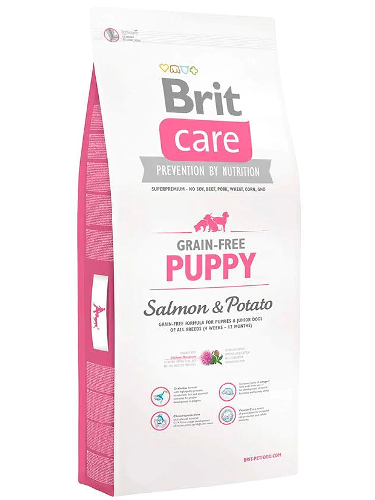 Brit care Puppy Salmon Popato Grain Free 4