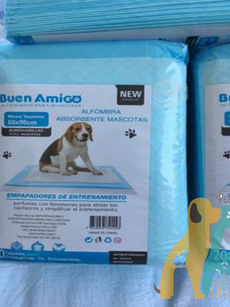 Sabanillas Para Perro De Entrenamiento 60 X 90 Por 20 Und 2