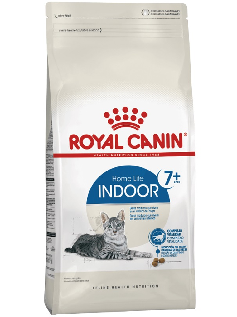 Royal canin gato adulto +7 años indoor 1