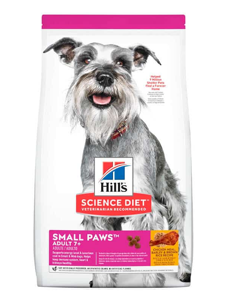 Hills Small Paws 7+ Adult Toy Breed 1
