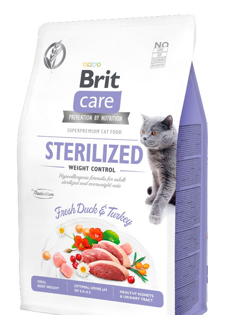 Brit Care Cat Sterilized Weight Control - Fresh Duck & Turkey 1