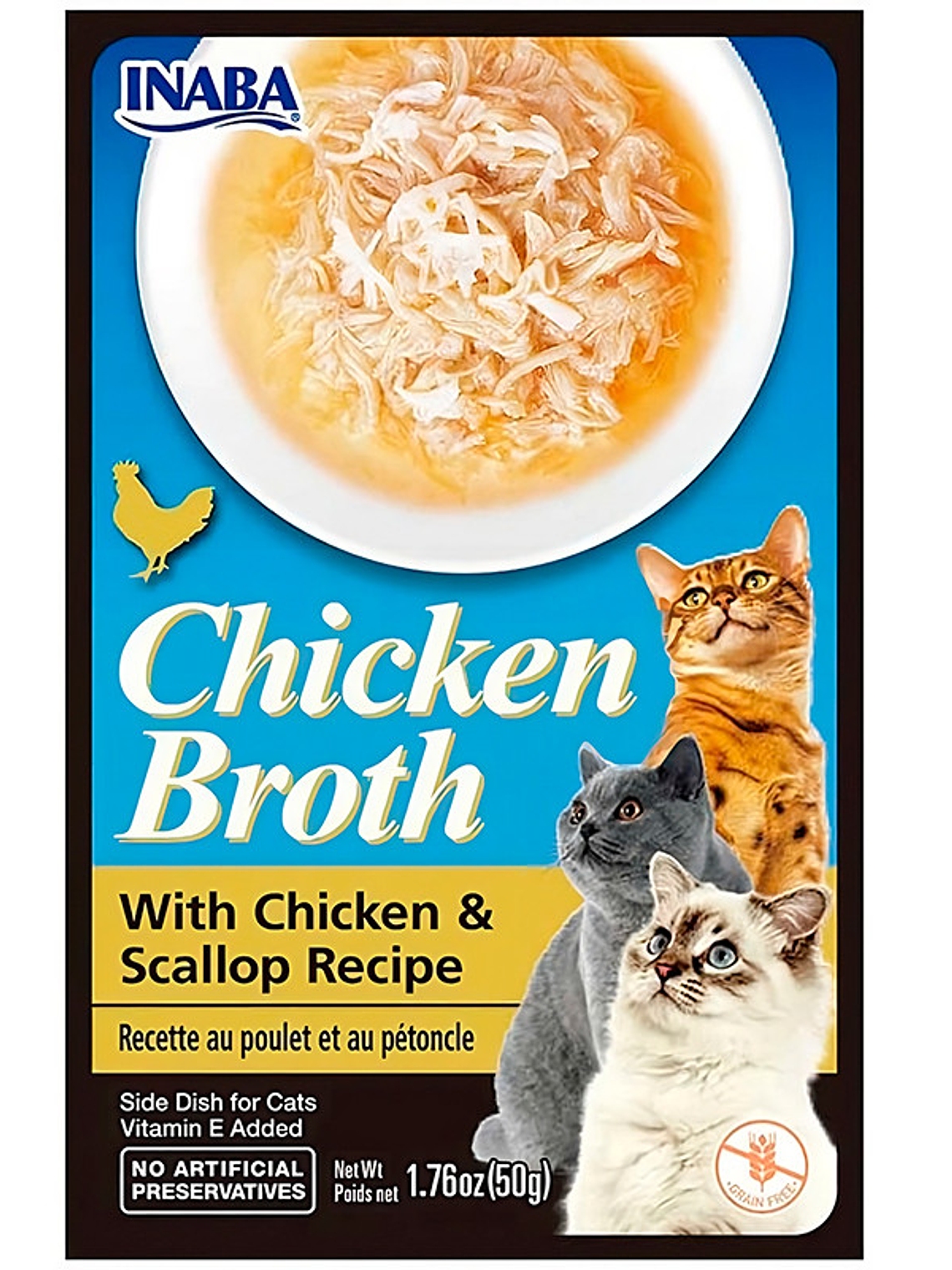 Alimento húmedo para Gato Chicken broth 50g  1