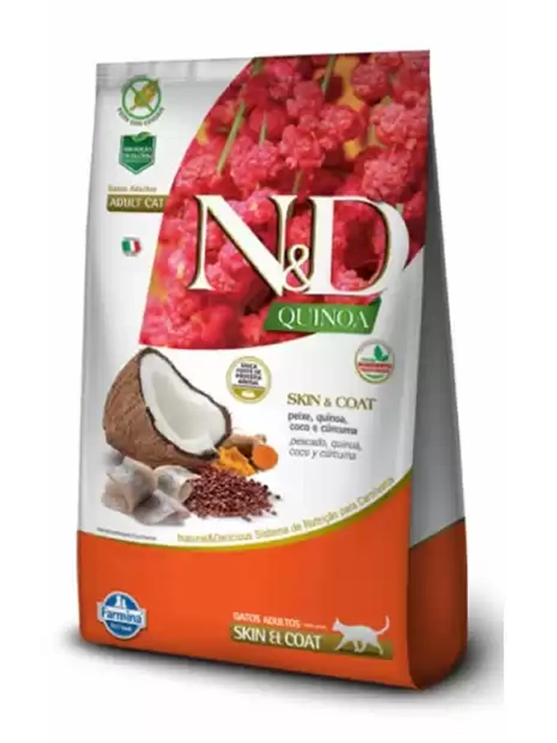 Alimento NyD SKIN & COAT  Pescado, Quinua, Coco Y Cúrcuma 1.5kg 1