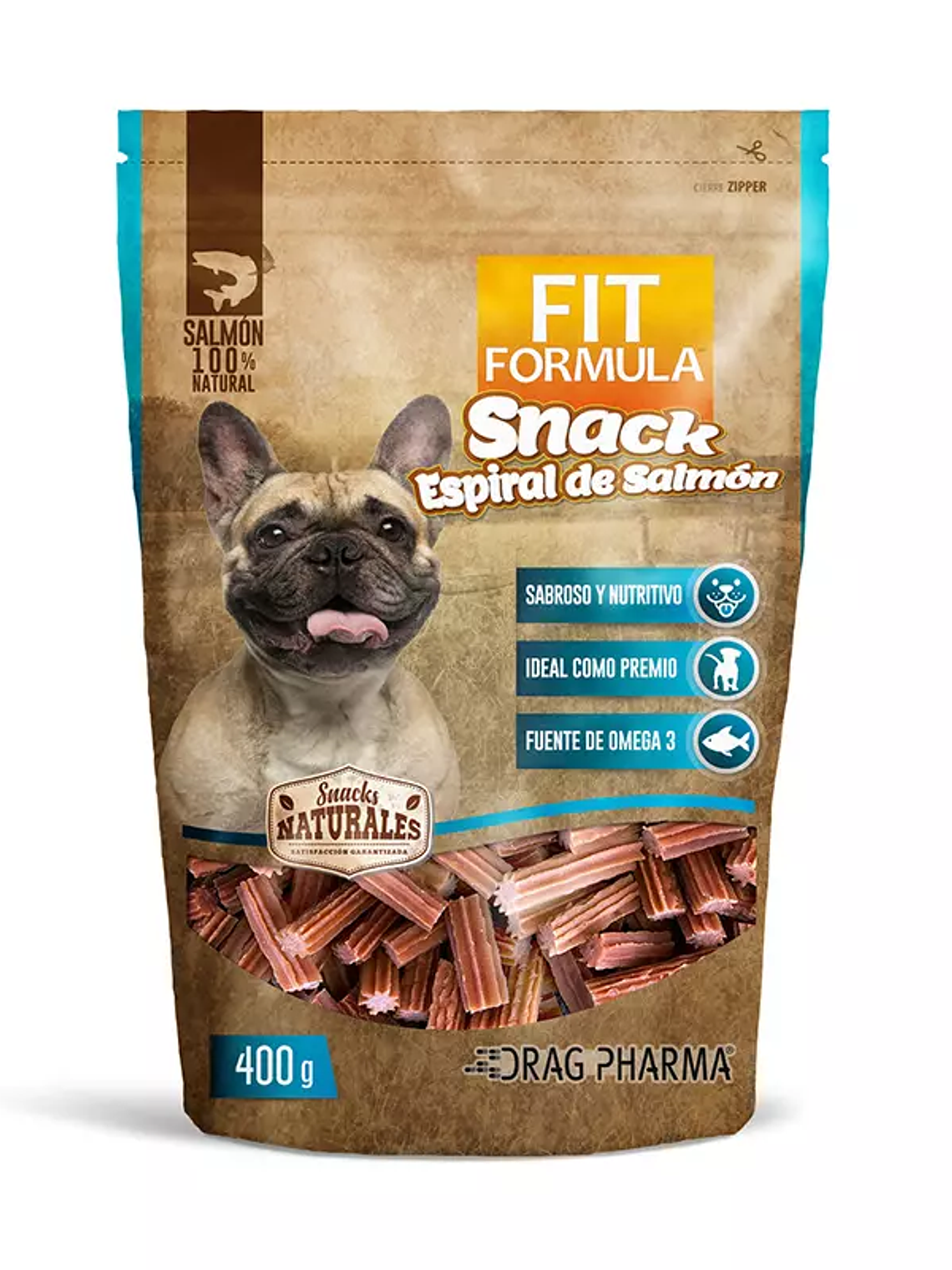 Fit Formula Snack Espiral De Salmon 400g 1