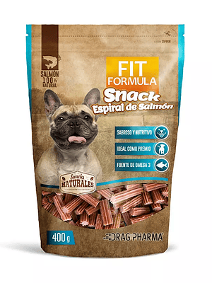 Fit Formula Snack Espiral De Salmon 400g