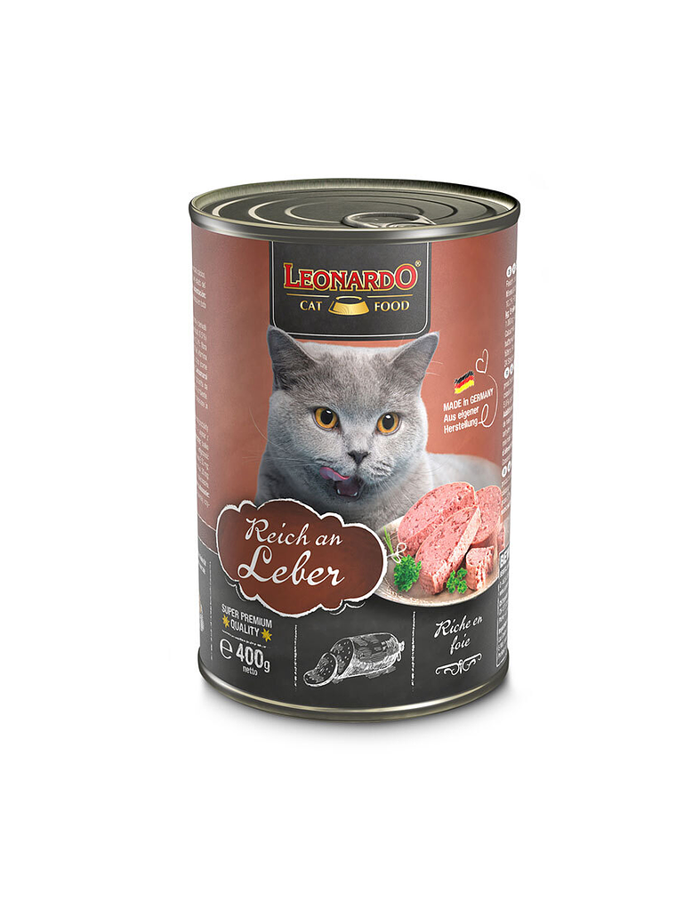 Leonardo Gato Adult De Higado 400g 1