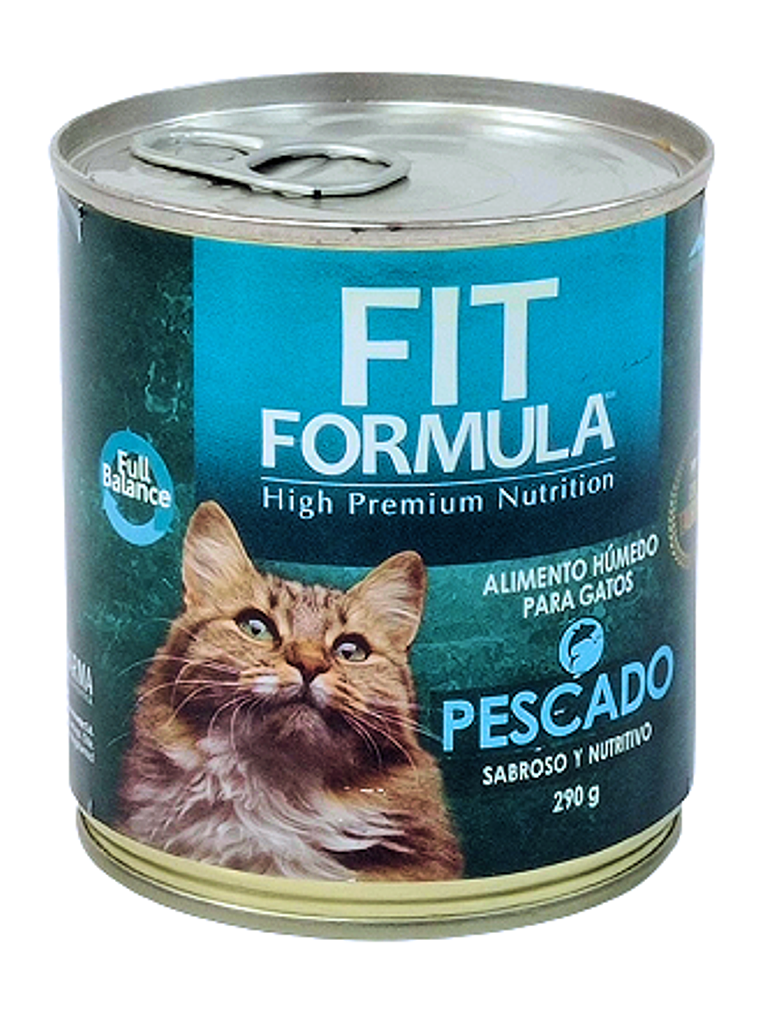 Alimento Húmedo Fit Formula Pescado 290g  1