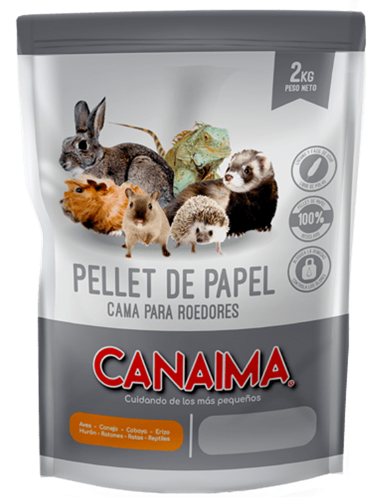 Pallet De Papel Cama Para Roedores 2Kg 1