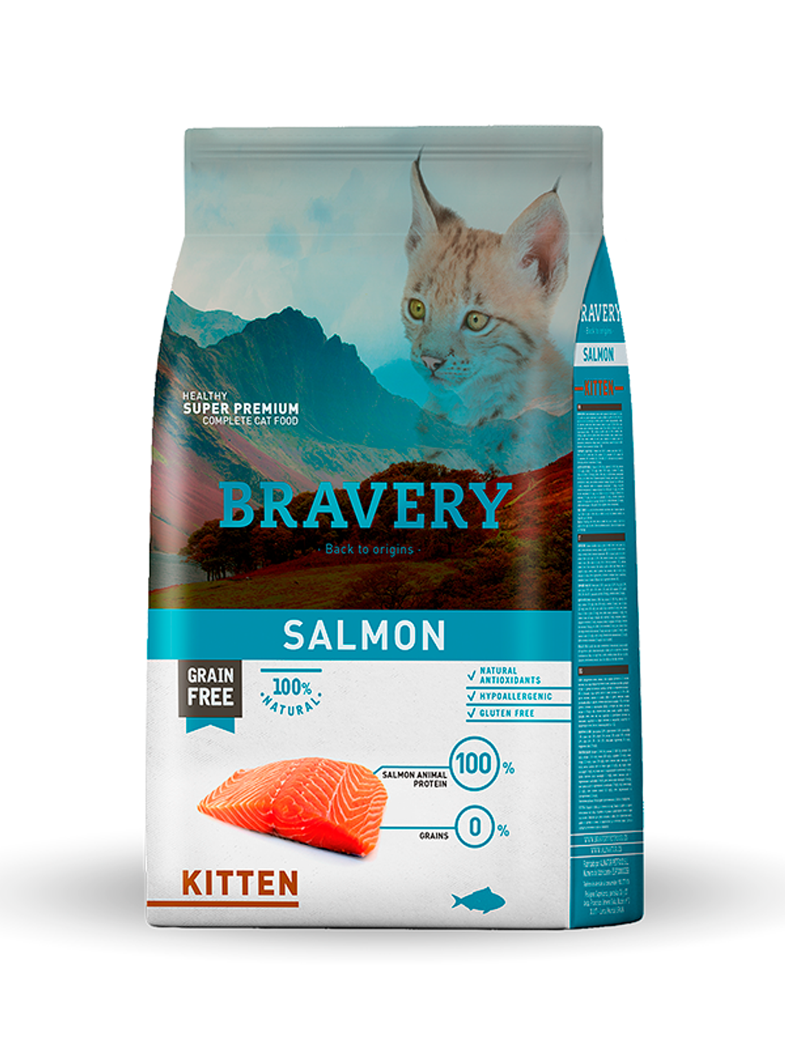 Bravery Kitten Salmon 2kg  1