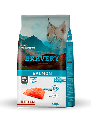 Bravery Kitten Salmon 2kg 