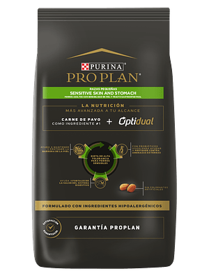 Pro Plan Sensitive Skin & Stomach Adulto Raza pequeña 