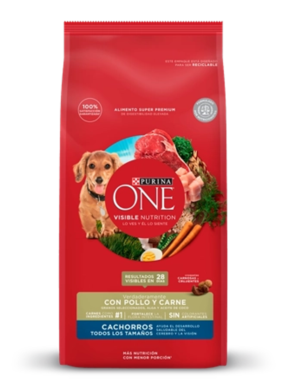 Purina One cachorro pollo y carne  1