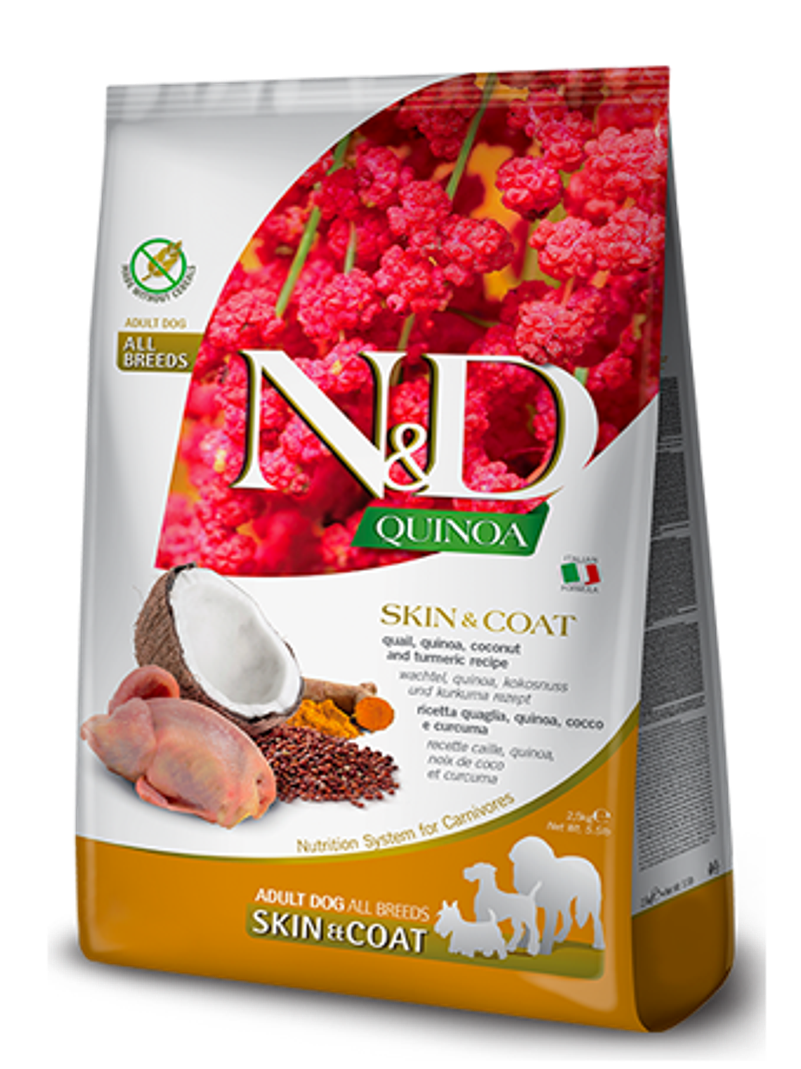 Alimento NyD para todas las razas Pato, Quinua, Coco y Cúrcuma 1