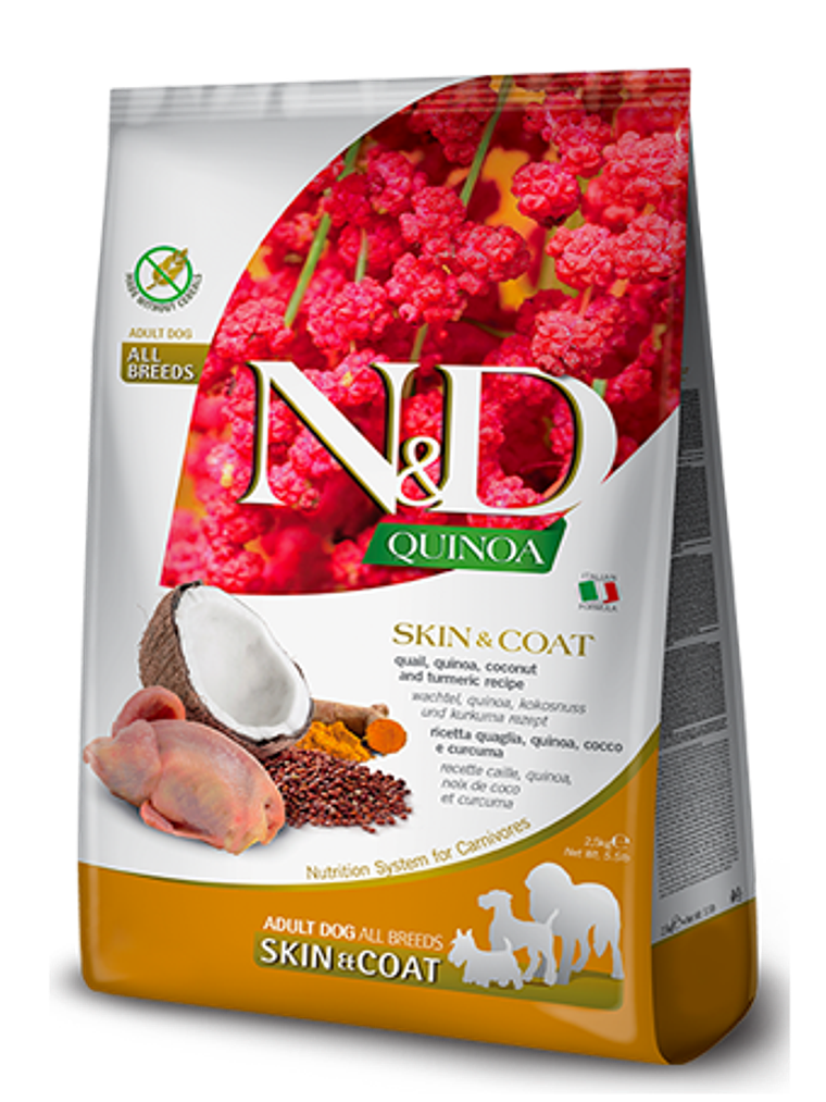 Alimento NyD para todas las razas Pato, Quinua, Coco y Cúrcuma 1