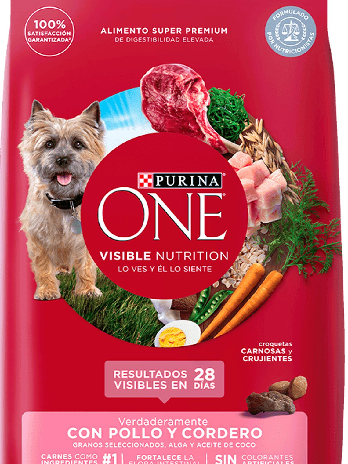 Purina One cachorro pollo y carne  1