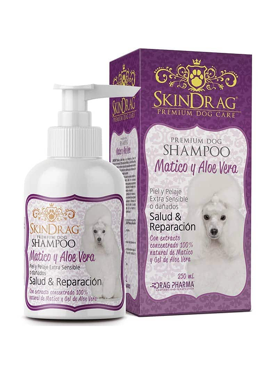 Premium Dog Shampoo Matico y Aloe Vera 