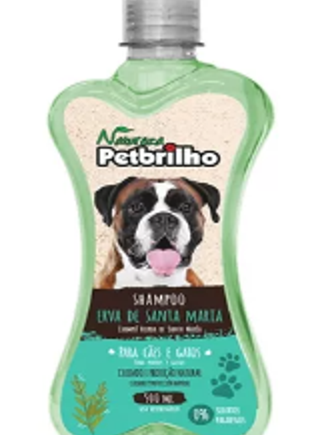 Natureza Petbrilho Shampoo Erva De Santa Maria 500ML 1