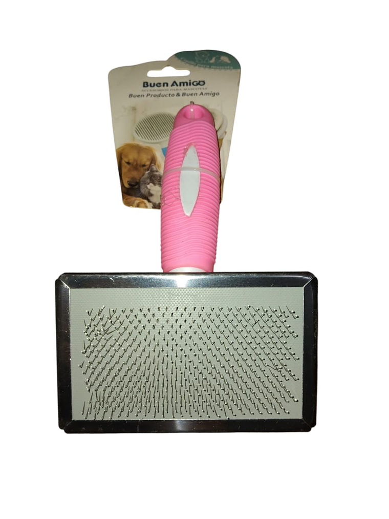 Cepillo Carda Mango Fino para perro  1