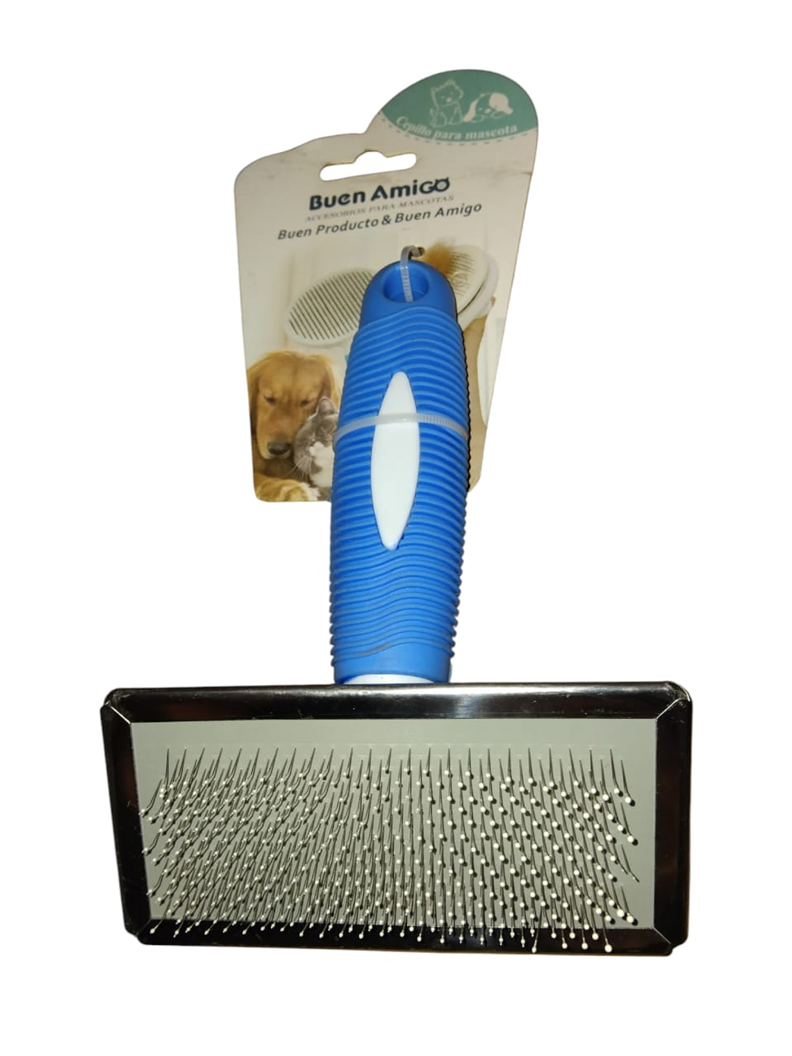 Cepillo Carda Mango Fino para perro  2