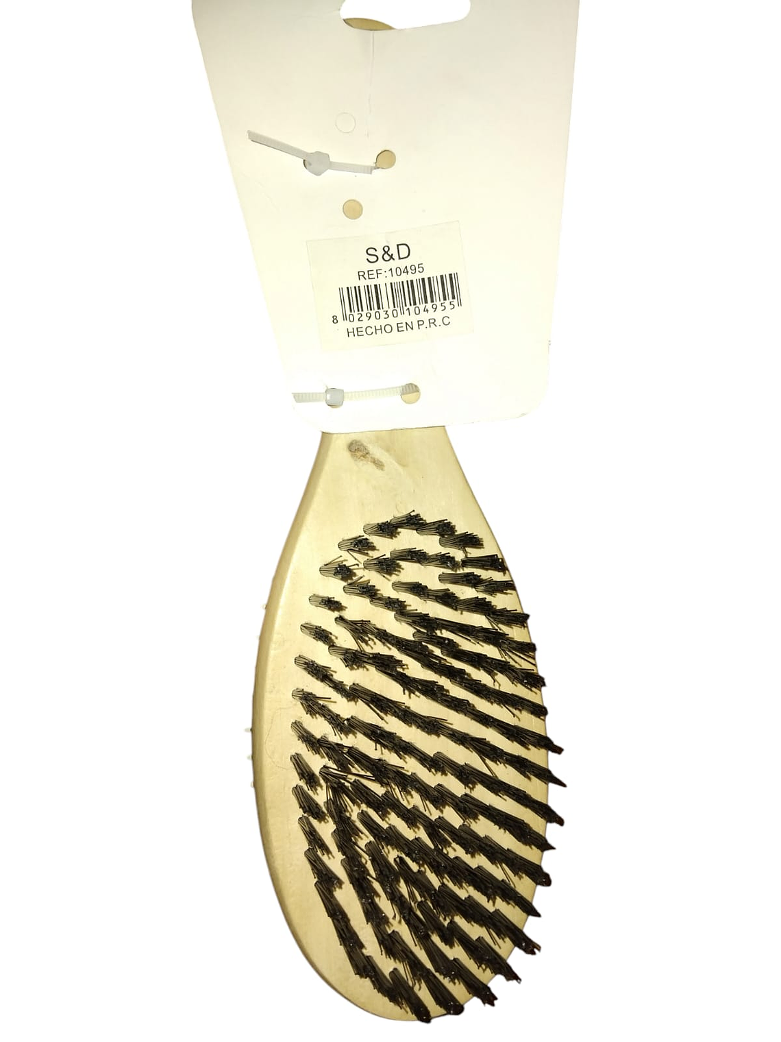 Cepillo Para Mascotas Doble Con Mango De Madera  3