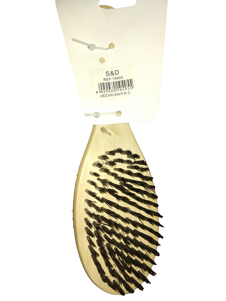 Cepillo Para Mascotas Doble Con Mango De Madera  3