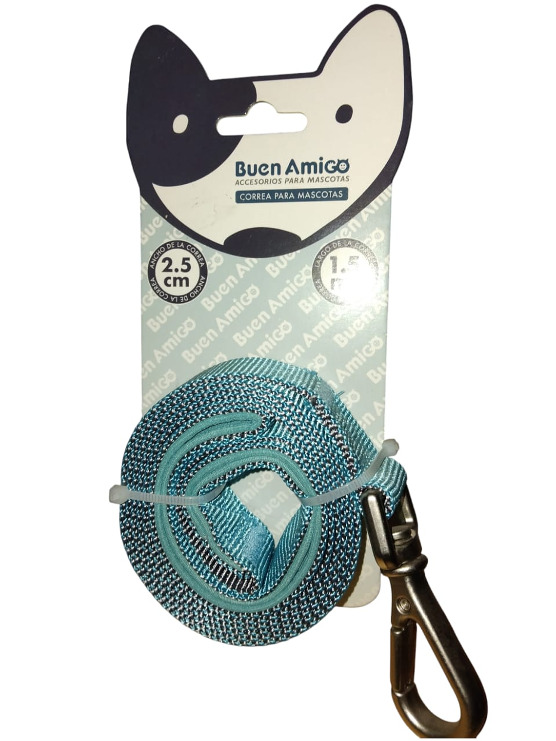 Correa De Paseo Para Mascota 2.5cm 1.5mt De Largo 1