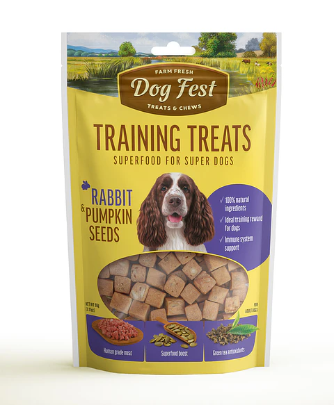 DogFest Training Snacks Conejo y Semillas de Calabaza