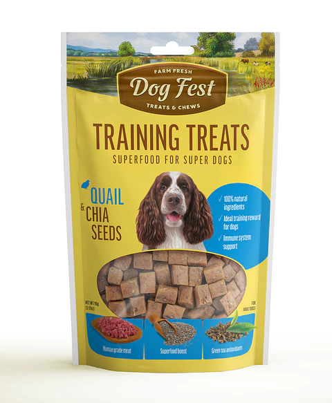 DogFest Training Snacks Codorniz y Semillas de Chía