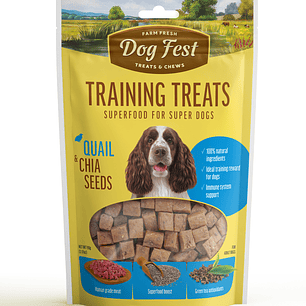 DogFest Training Snacks Codorniz y Semillas de Chía