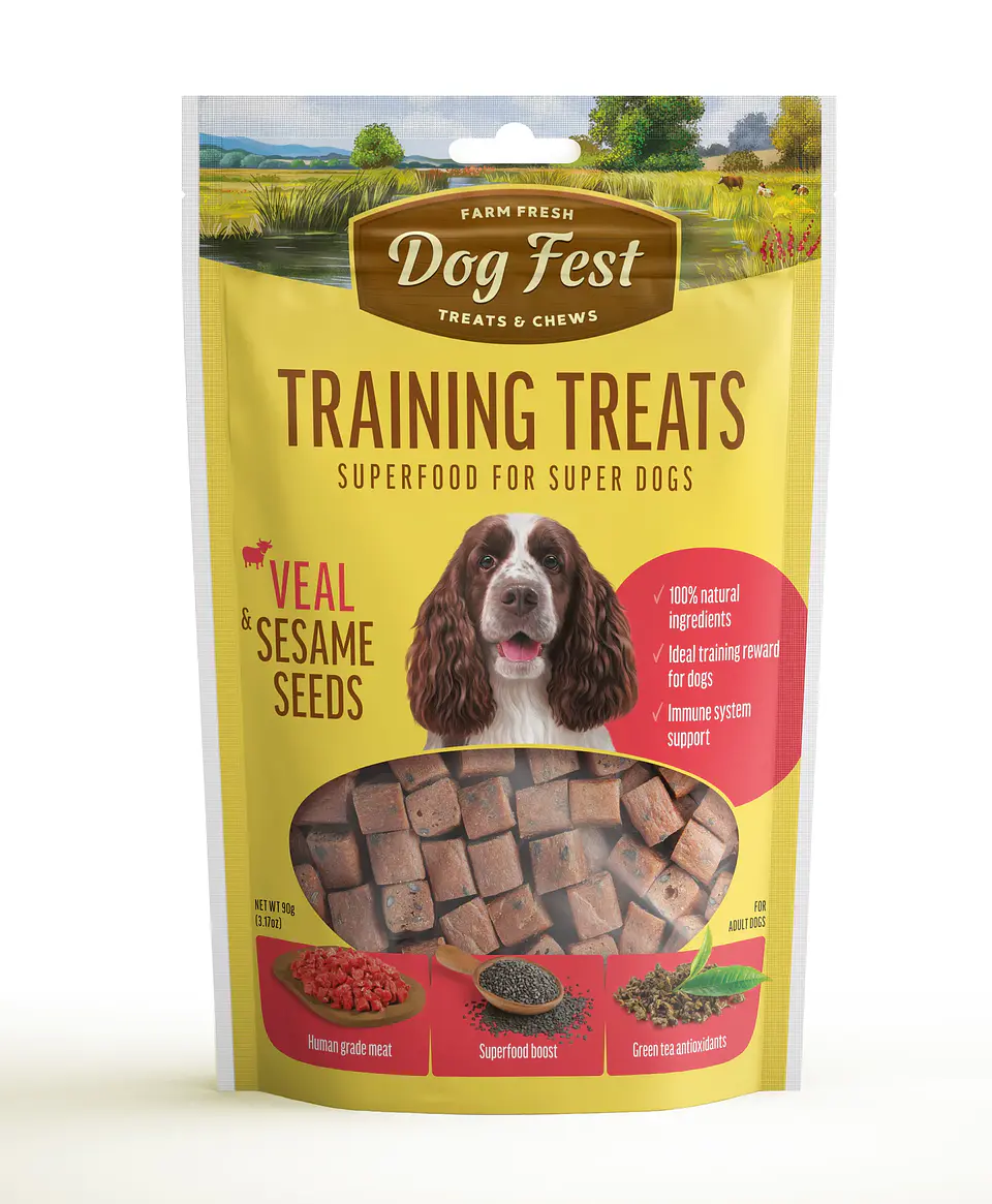 DogFest Training Snacks Ternera y Semillas de Sésamo 1
