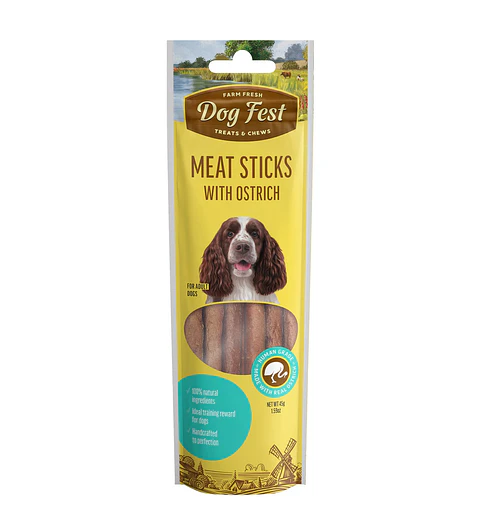 DogFest Sticks de Carne de Avestruz