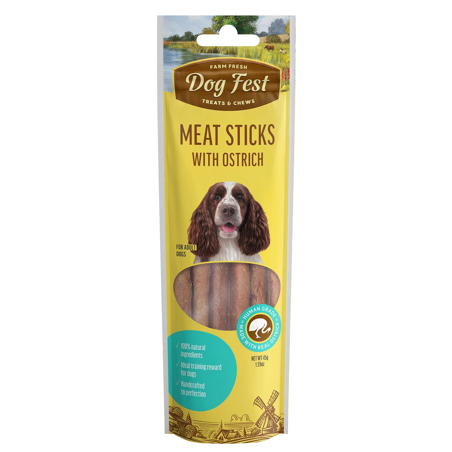 DogFest Sticks de Carne de Avestruz 1