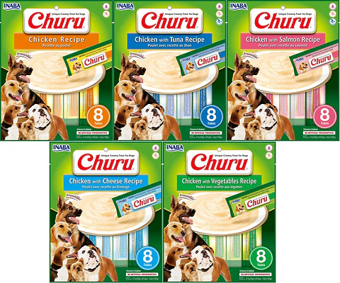 Inaba Churu Perro 8 Tubos