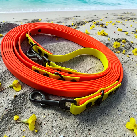 Prruff Correa 5 mts 2 colores Multienganche Lisa 