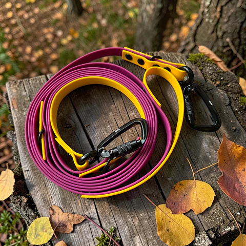 Prruff Correa 3 mts 2 colores Multienganche Mosquetón de Seguridad Asa Extra