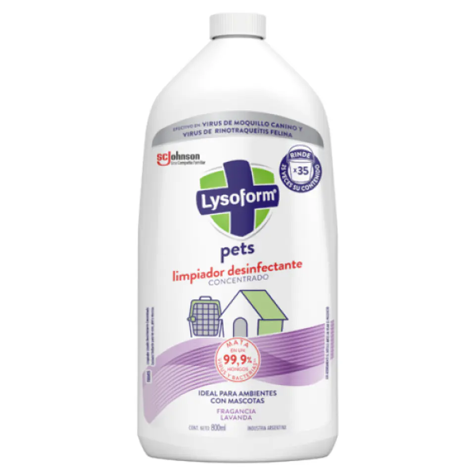 Lysoform pets Limpiador Concentrado 800Ml 2