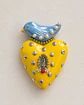Imán Corazón pájaro 💛 - Miniatura 2