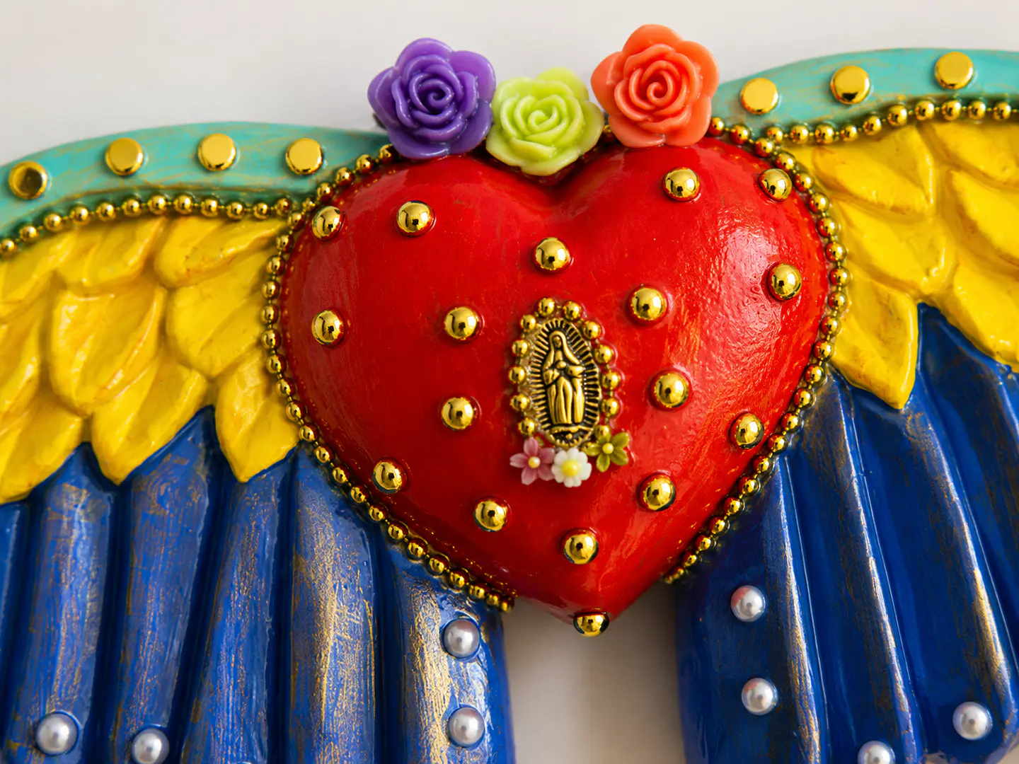 Corazón alado Virgen de Guadalupe  2