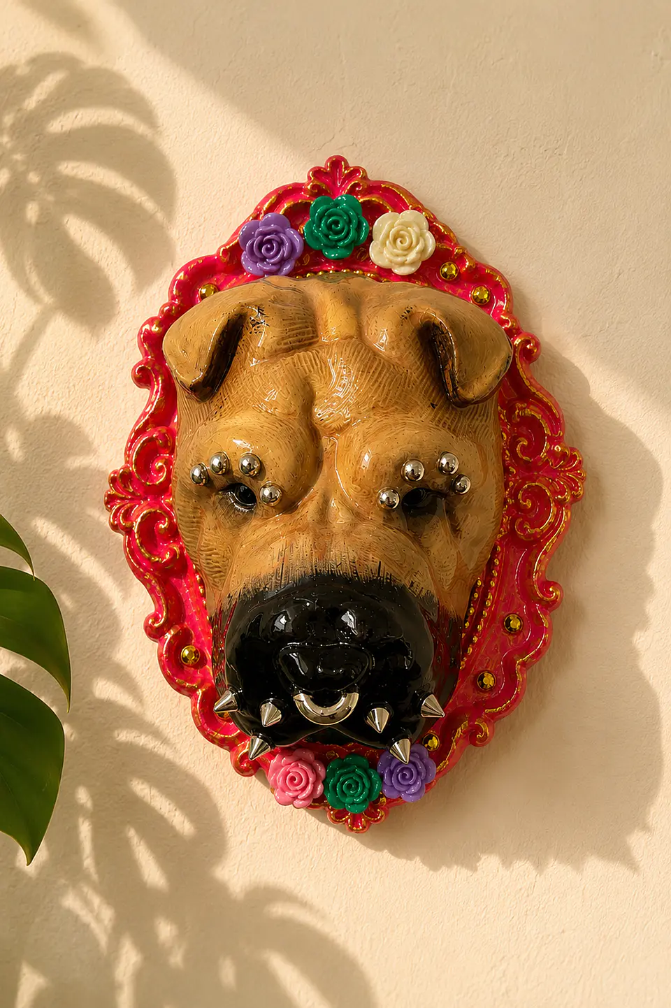 Cabeza en marco Shar Pei 🐾 1