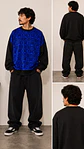 Polerón Reversible Azul XL - Miniatura 2