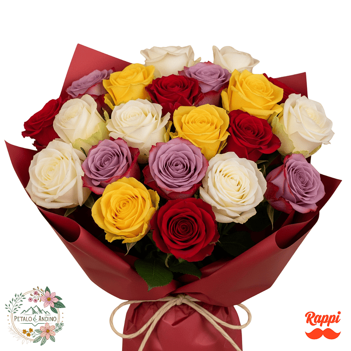 Rosas Fiesta De Colores X24 1