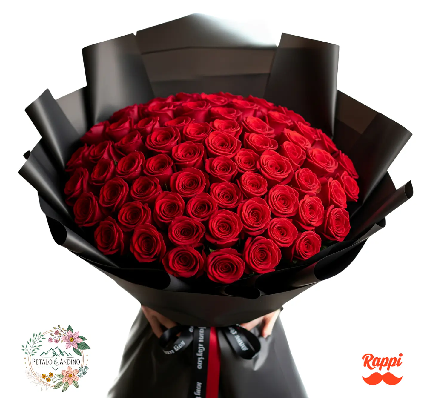 Rosas Llama Negra X100 1