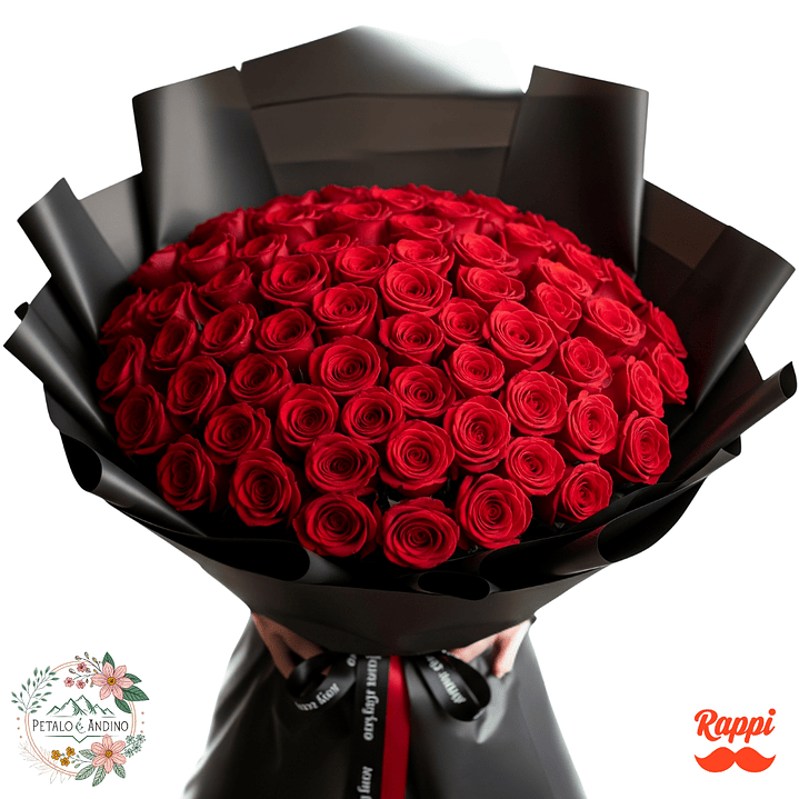 Rosas Llama Negra X100 1