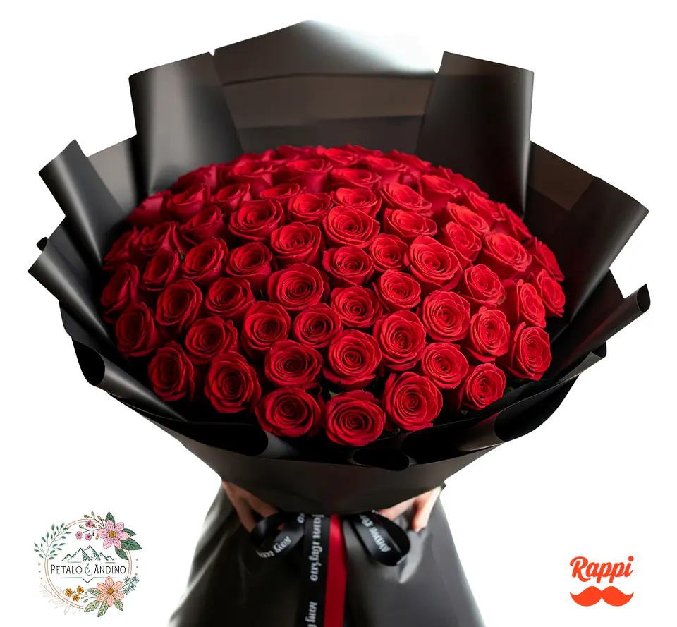 Rosas Llama Negra X100 1