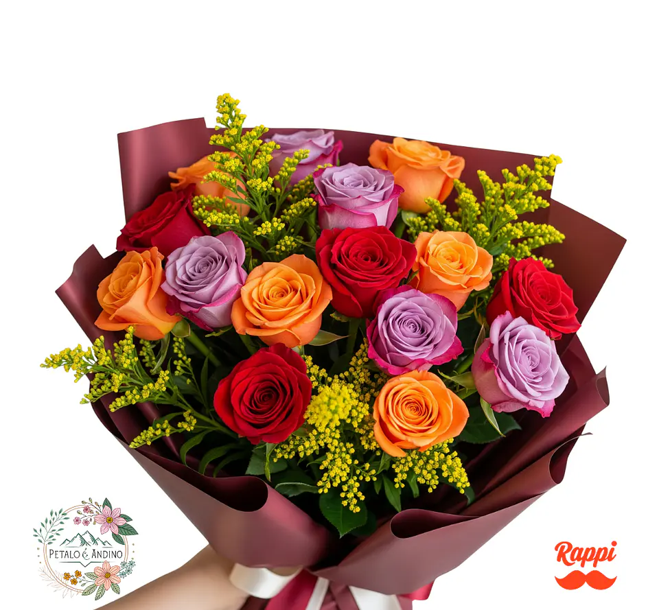 Rosas Arcoíris De Amor 18 1