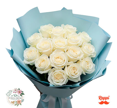 Rosas Blancas Pura Elegancia X12