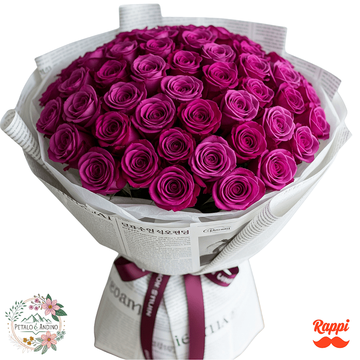 Rosas Fucsia X50 1